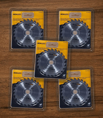 Kit 5 Discos de Serra Circular com Vídea 24 Dentes Iron Prime (novo)