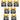 Kit 7 Discos de Serra Circular com Vídea 24 Dentes